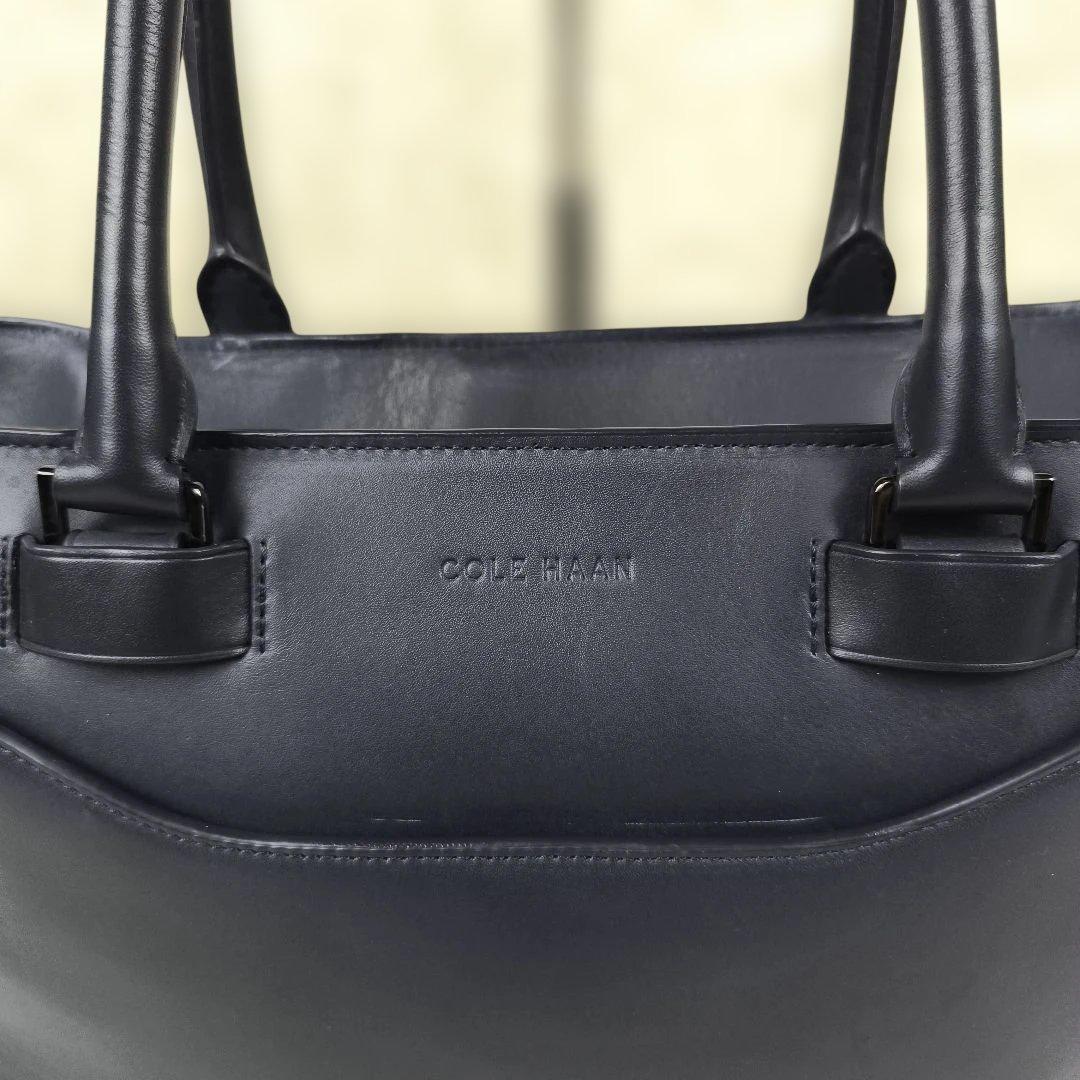 ✨極美品✨ COLE HAAN コールハーン トートバッグ 2way 肩掛け 紺