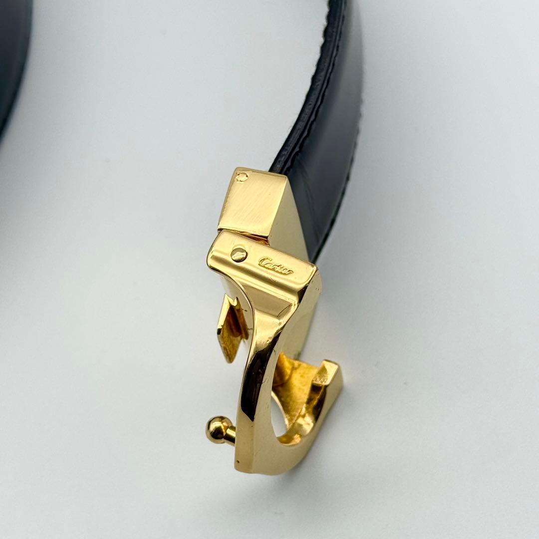 ✨良品✨Cartier カルティエ ベルト C金具 ゴールド金具 ユニセックス