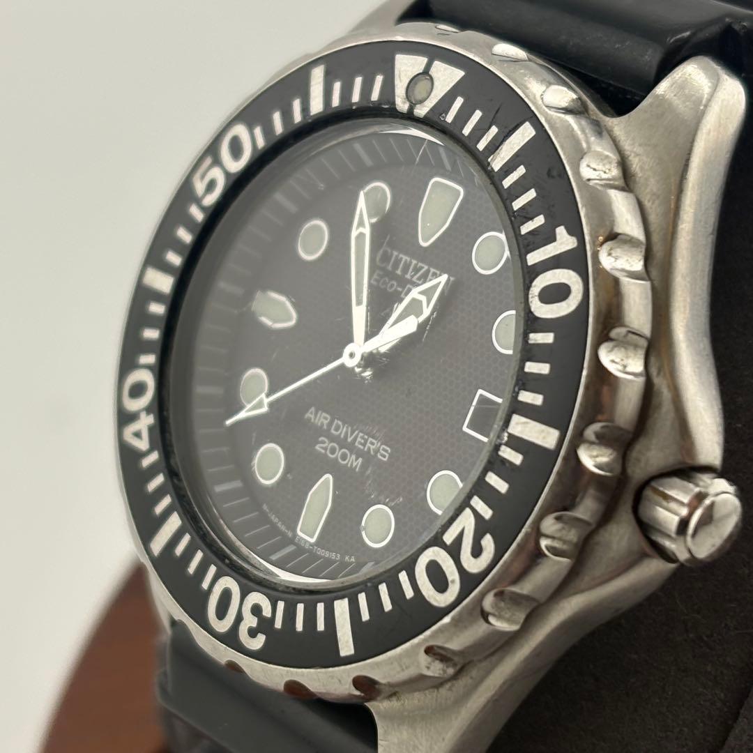【希少】シチズン　ダイバー　E168-T005446 美品　ソーラー