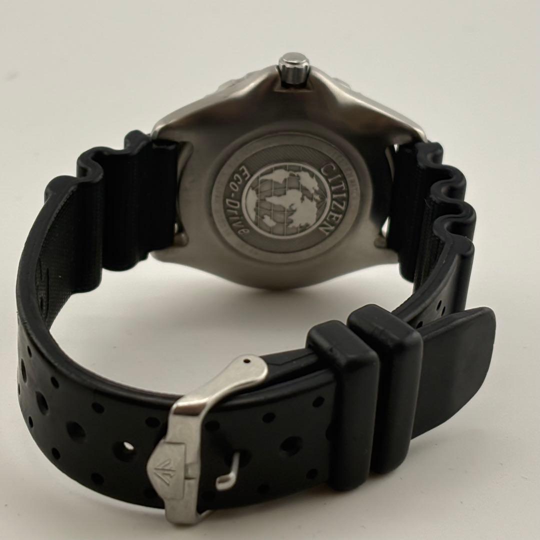 【希少】シチズン　ダイバー　E168-T005446 美品　ソーラー