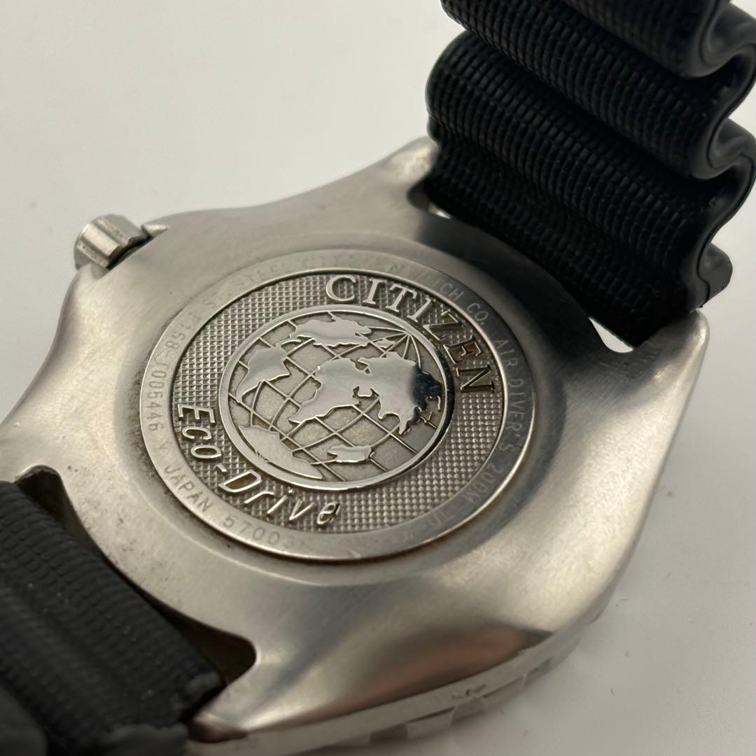 【希少】シチズン　ダイバー　E168-T005446 美品　ソーラー