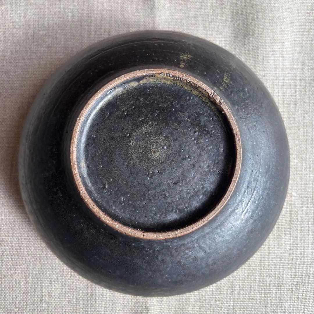 額賀章夫　ボウル　中鉢　黒