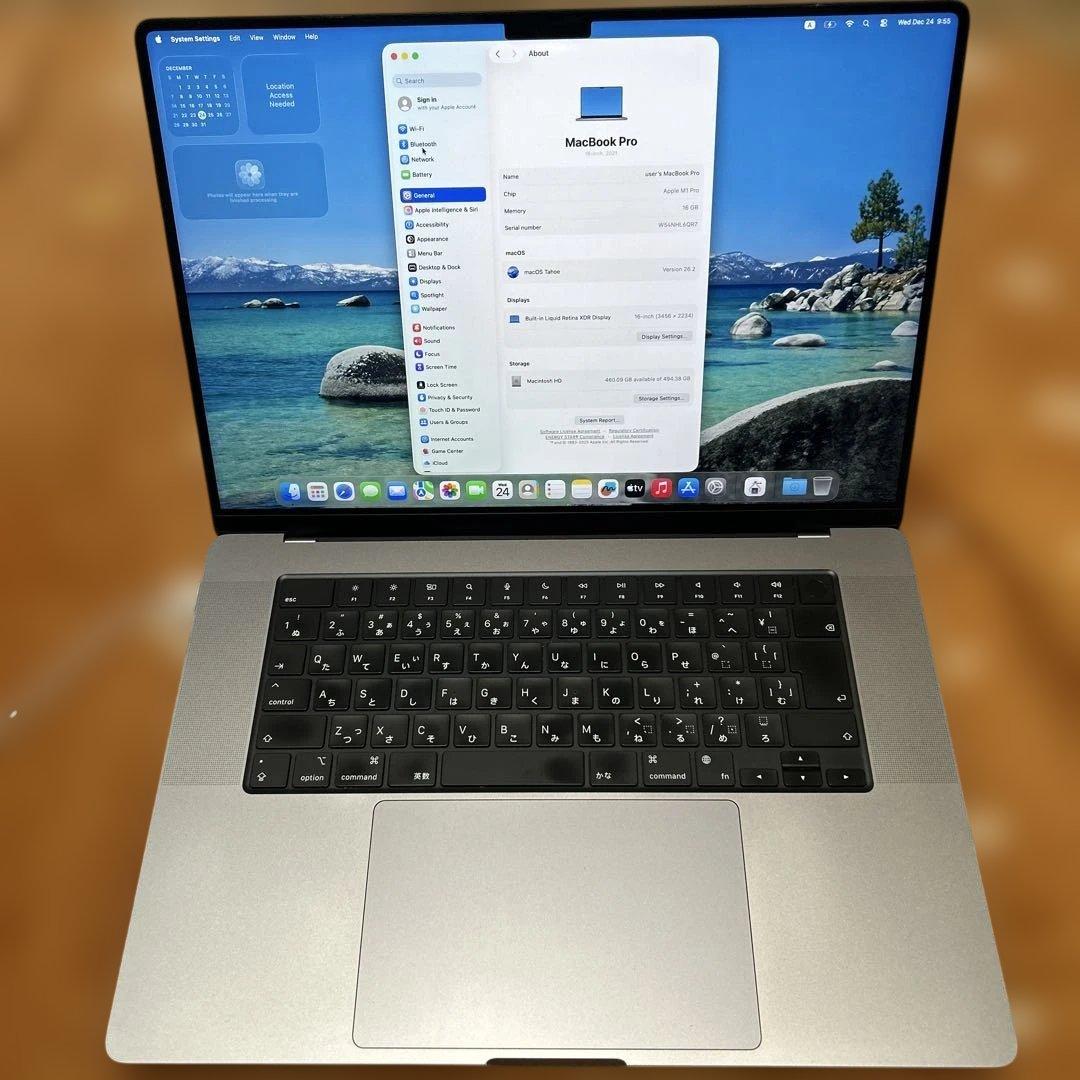 新年セールMacBookPro 16インチ M1 16/500GB 16core
