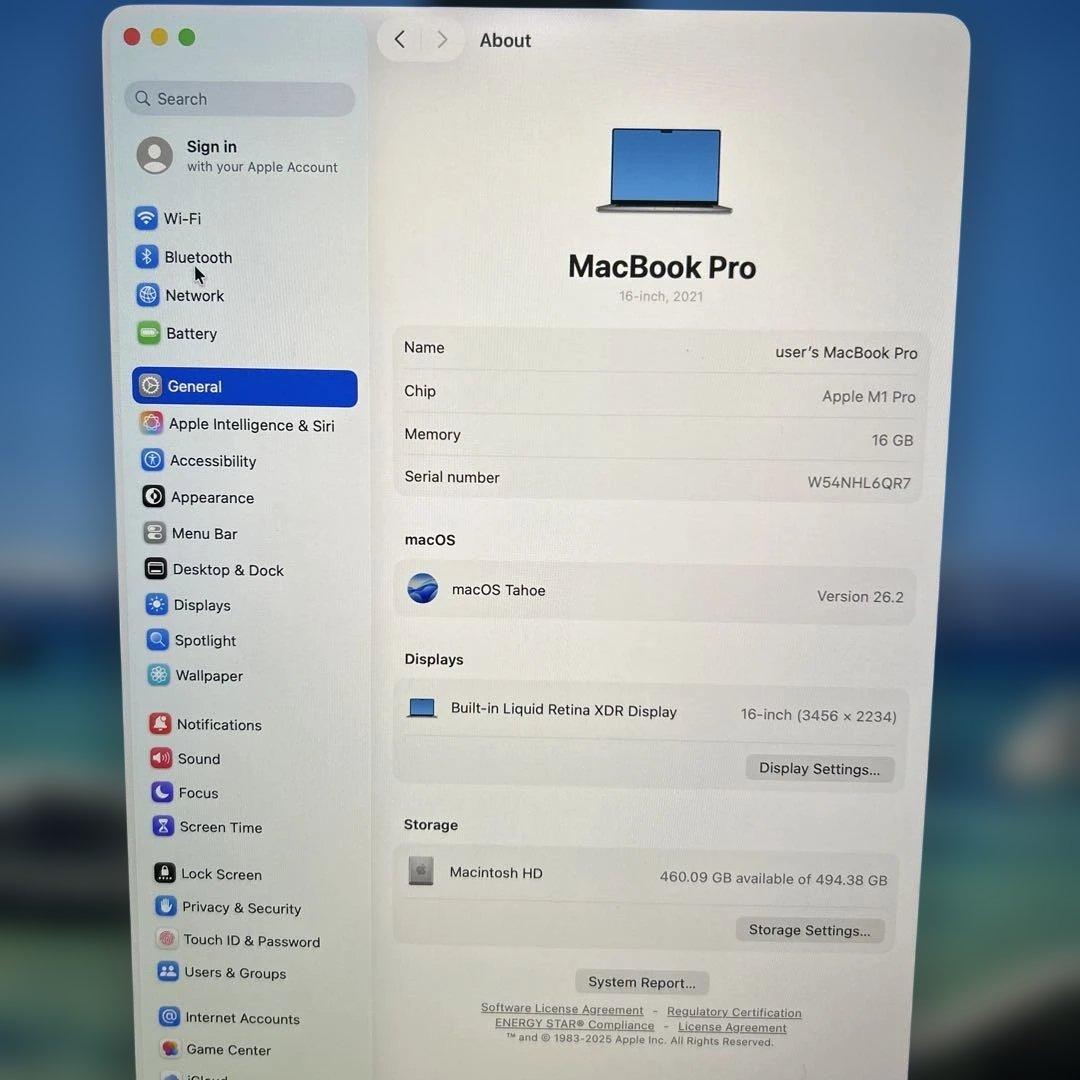 新年セールMacBookPro 16インチ M1 16/500GB 16core