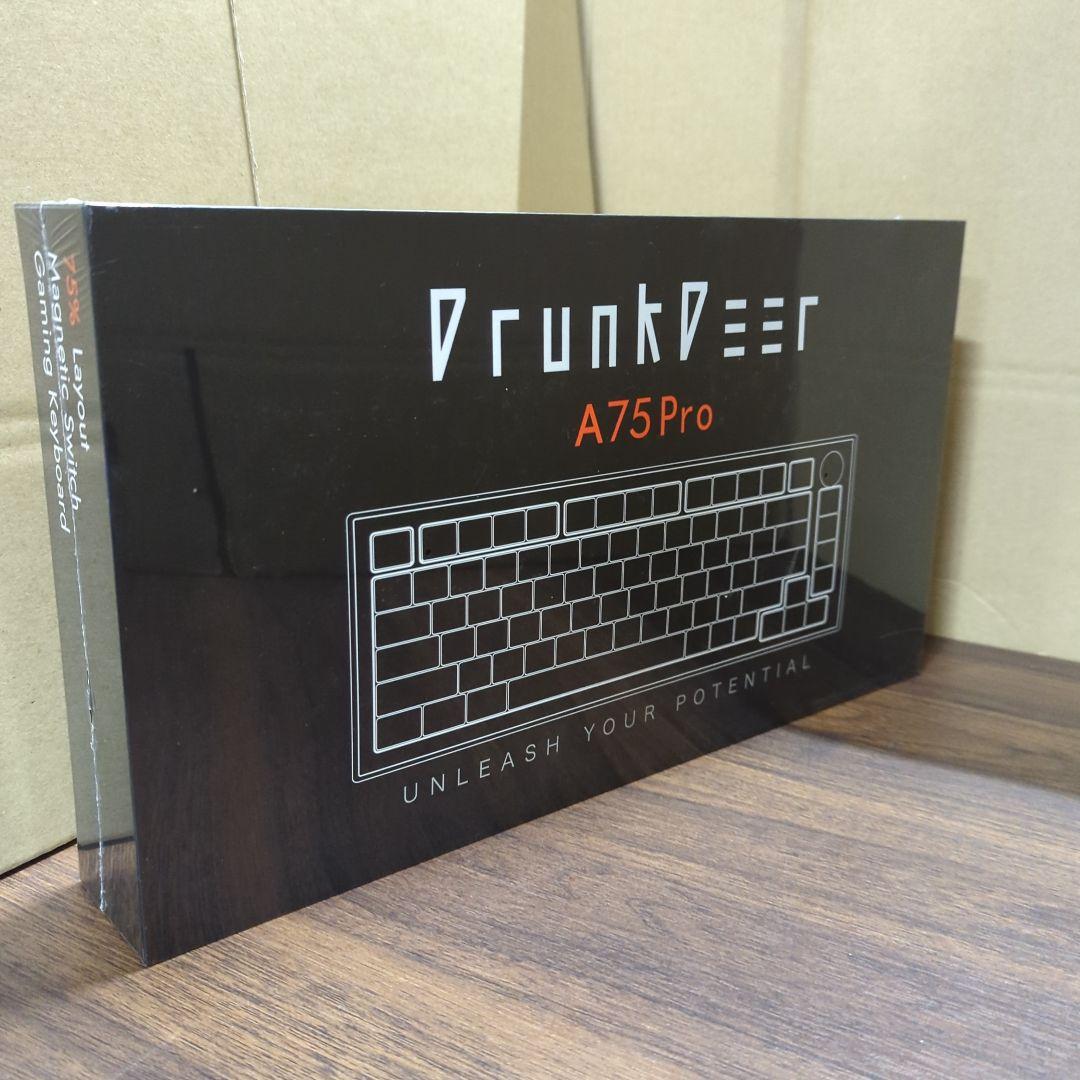 ゲーミングキーボード　Drunk Deer A75pro ホワイト 新品
