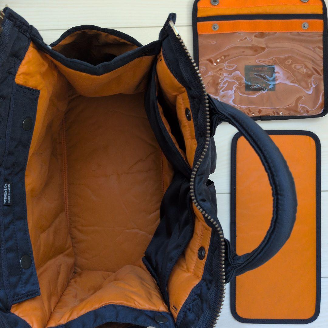 PORTER TANKER SQUARE TOTE BAG(L) ネイビー復刻版