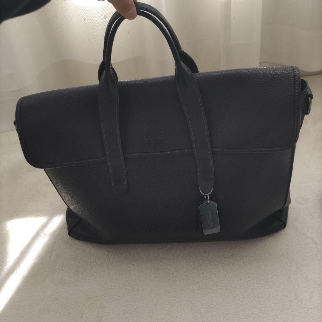 COACH ブラック ビジネスバッグ　サリバン　ポートフォリオ