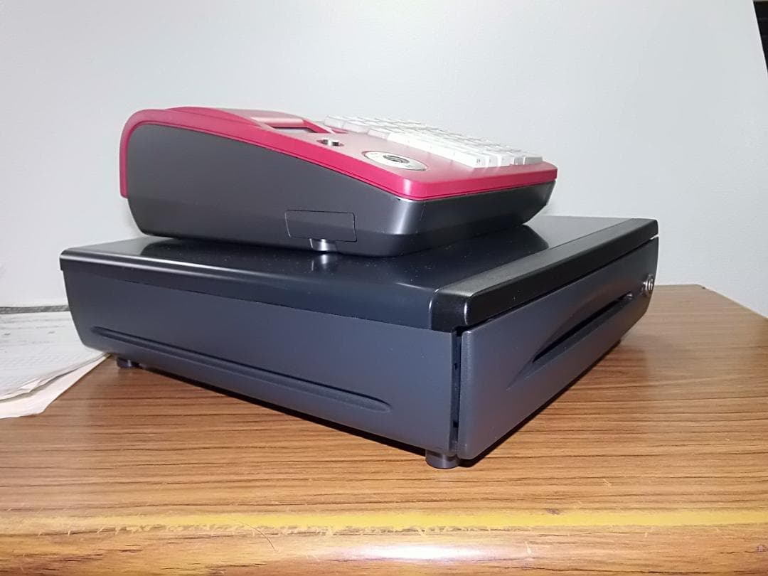 ケーブル付1/8設定無料カシオTE-340 NL-300インボイスレジスター