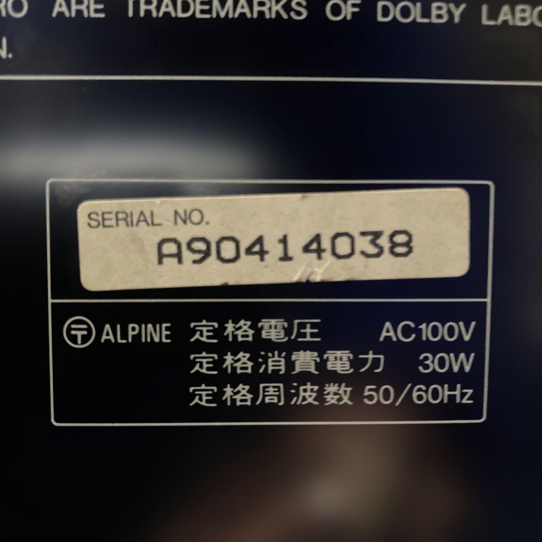 【新年価格】《完動品》ALPINE LUXMAN K007 Wカセット