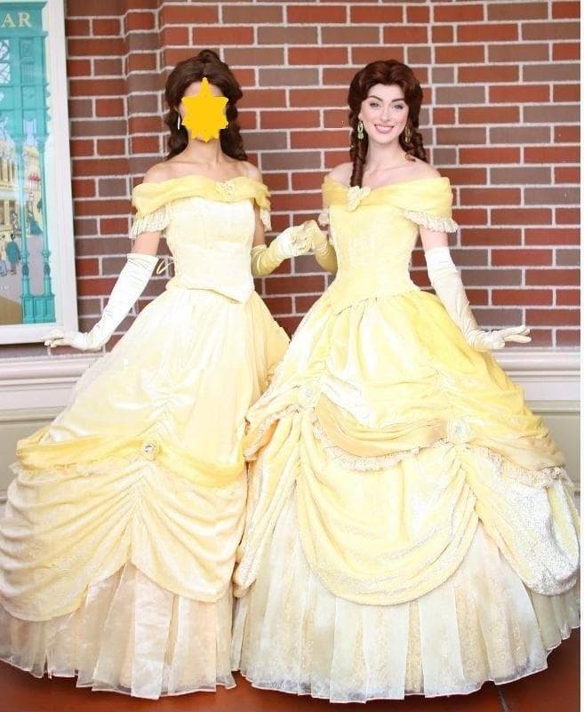 シークレットハニー 美女と野獣 グリ ベル ドレス ディズニー コスプレ