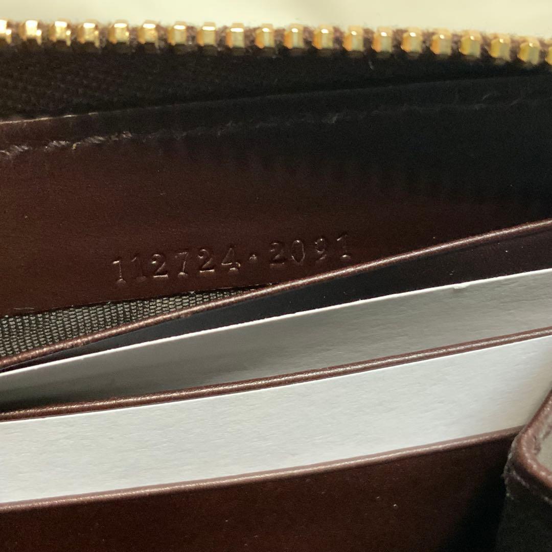GUCCI ダークブラウン GGパターン 長財布