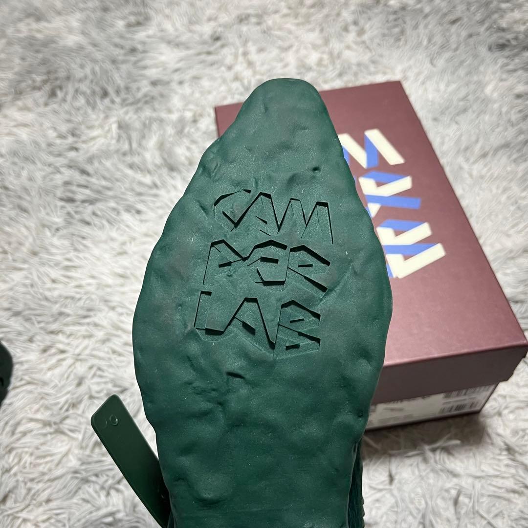 【未使用に近い】CAMPERLABラバーミュール 緑〈定価81,400円〉