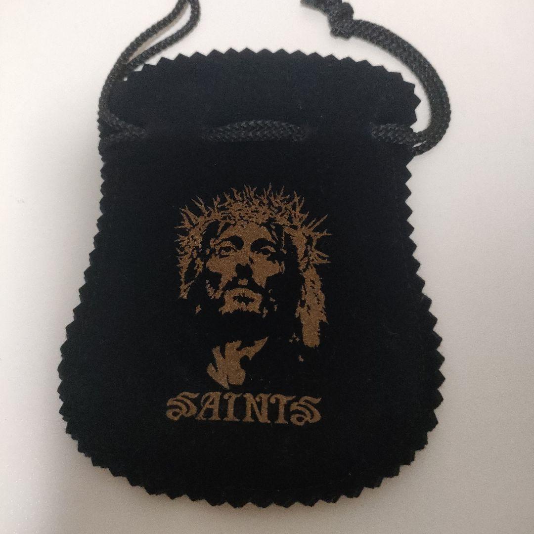 SAINTS 女神 シルバー ブレスレット ハーフバングル　エメラルド