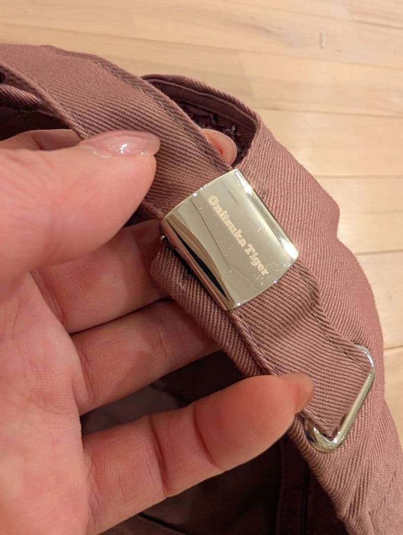 Onitsuka Tiger 刺繍キャップ パープル