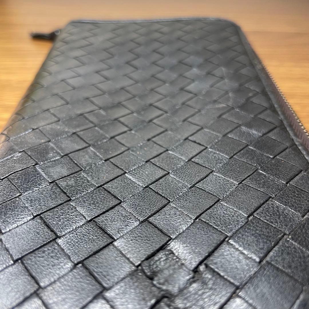 ボッテガヴェネタ イントレチャート 長財布 黒 正規品