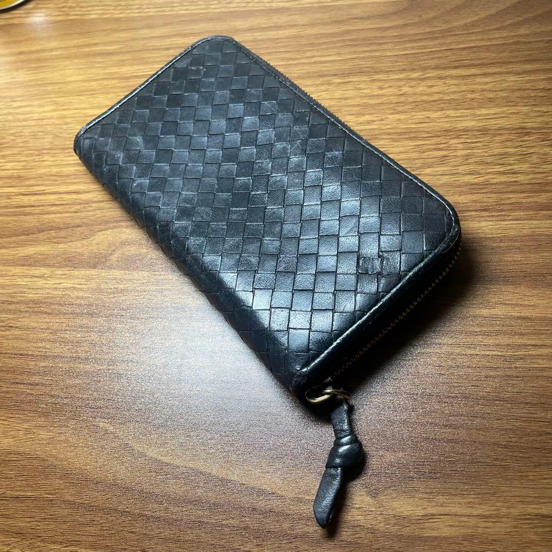 ボッテガヴェネタ イントレチャート 長財布 黒 正規品