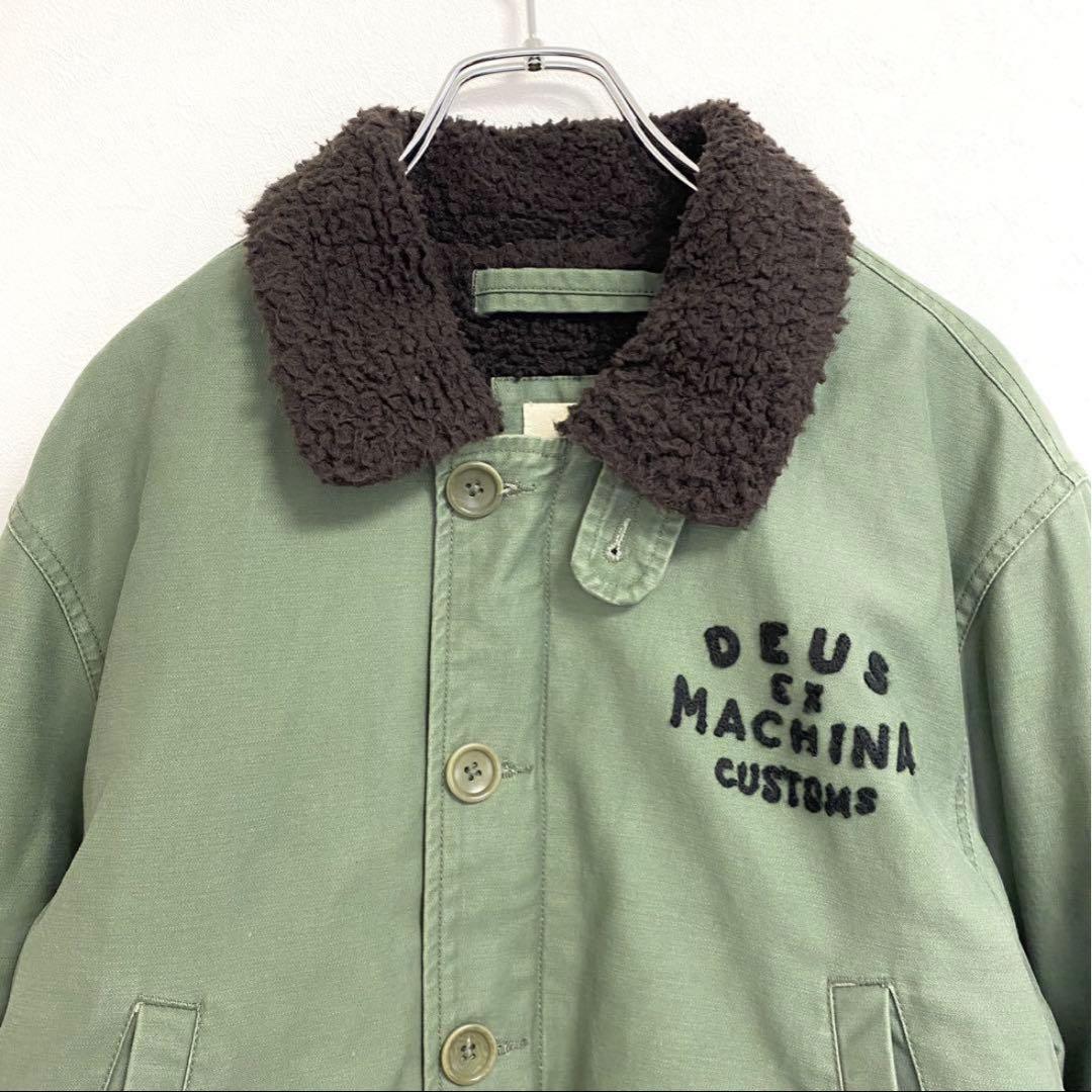 【人気】DEUS EX MACHINA N-1デッキジャケット ミリタリー M