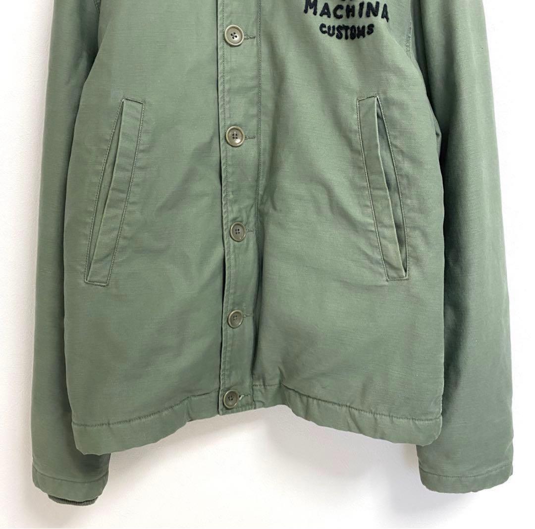 【人気】DEUS EX MACHINA N-1デッキジャケット ミリタリー M