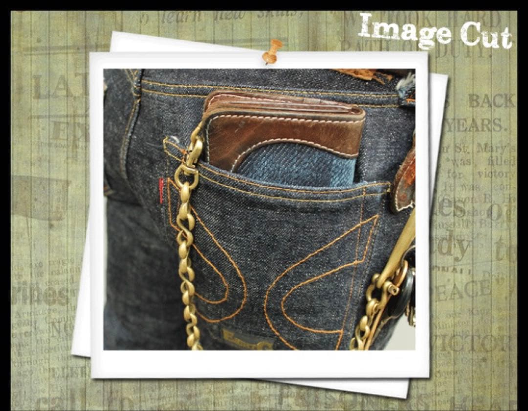 EIGHT-G(エイトジー) 28オンスデニム ロングウォレット