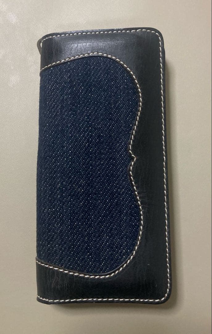 EIGHT-G(エイトジー) 28オンスデニム ロングウォレット