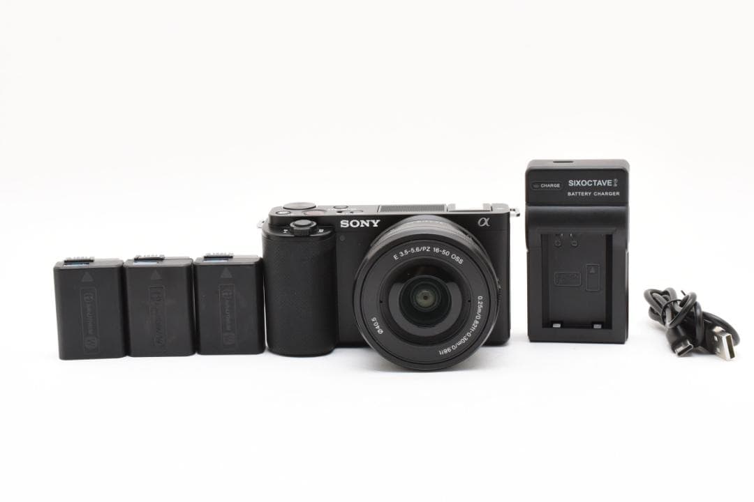 美品 SONY ZV-E10 16-50 レンズセット S数244回 1009