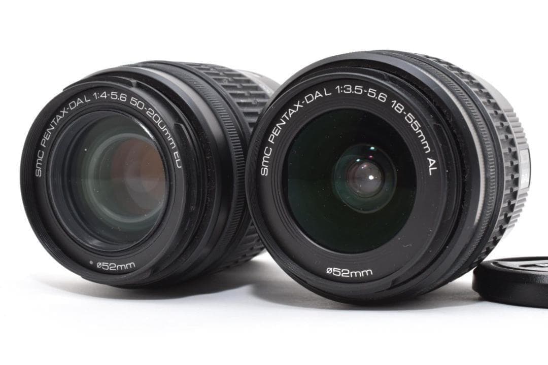 【箱付き】 PENTAX ペンタックス K-m ダブルレンズ デジタル一眼カメラ