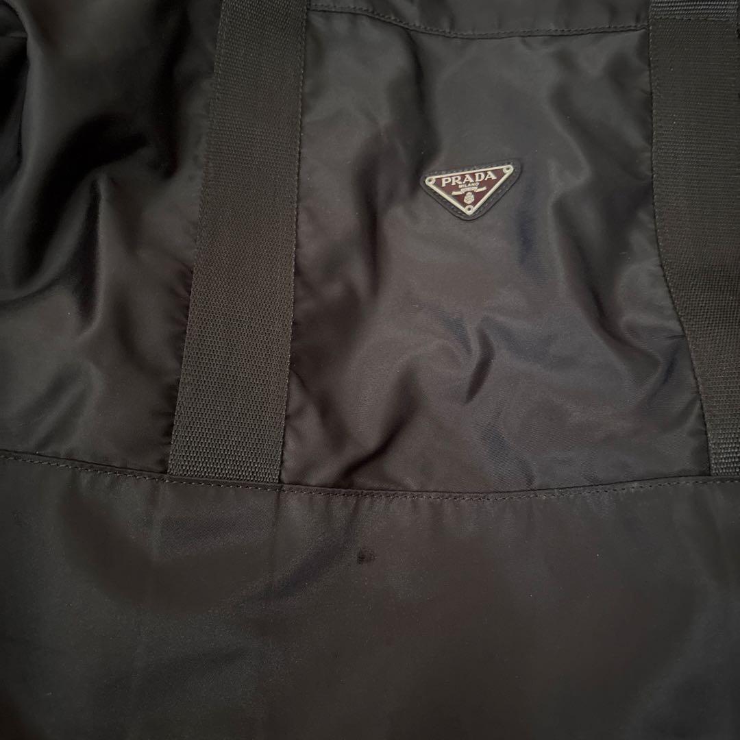 PRADA　プラダ　ボストンバッグ大　ブラック　保管袋付き