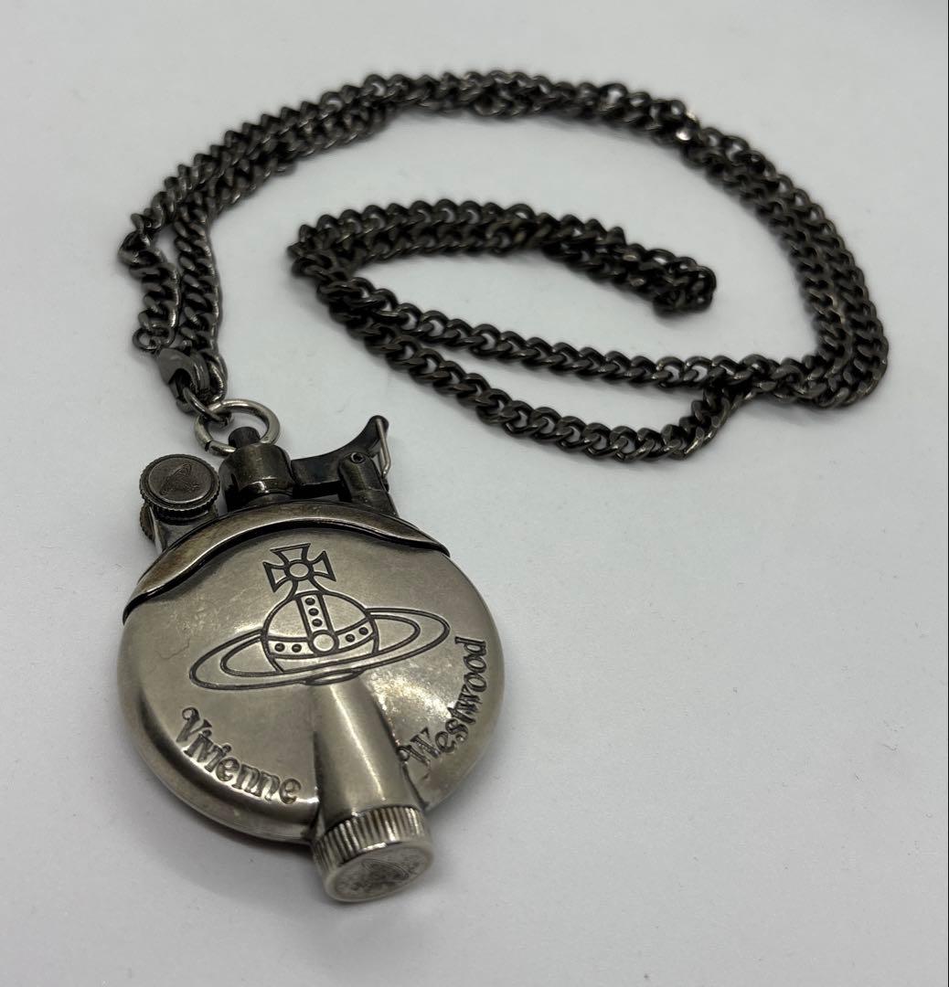 ヴィヴィアンウエストウッド　オイルライター　ネックレス　シルバー