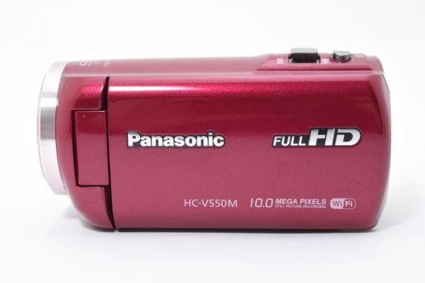 Panasonic 内蔵メモリー32GB レッド HC-V550M-R #515
