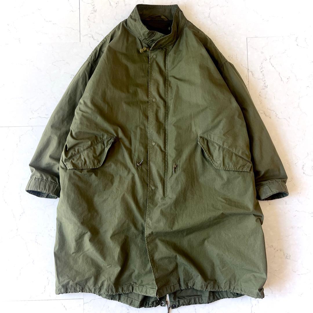 AP Studio アパルトモン系列 日本製 ライナー付き モッズコート カーキ
