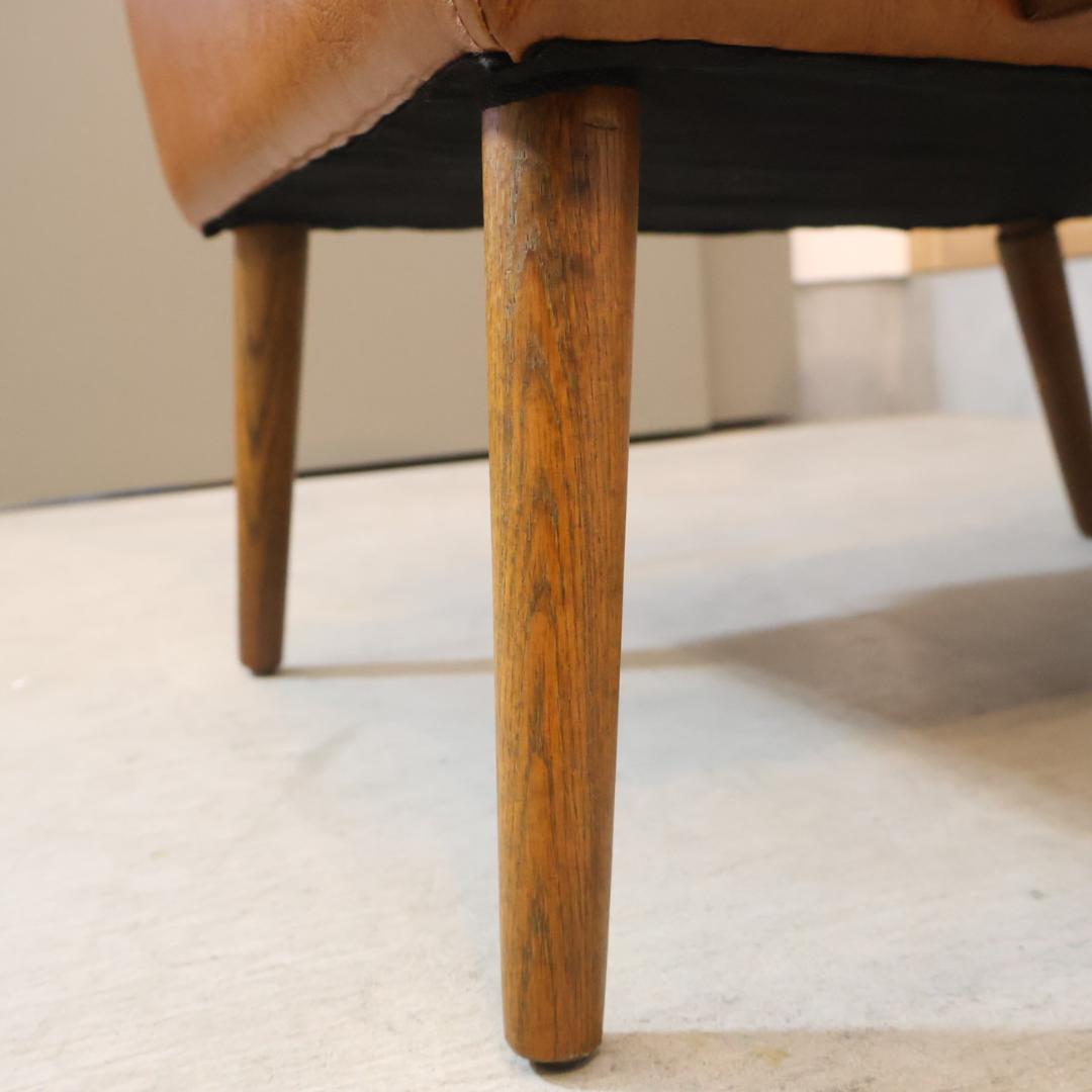 クラッシュゲート VESPA ホワイトオーク無垢材 シングルソファー アーム