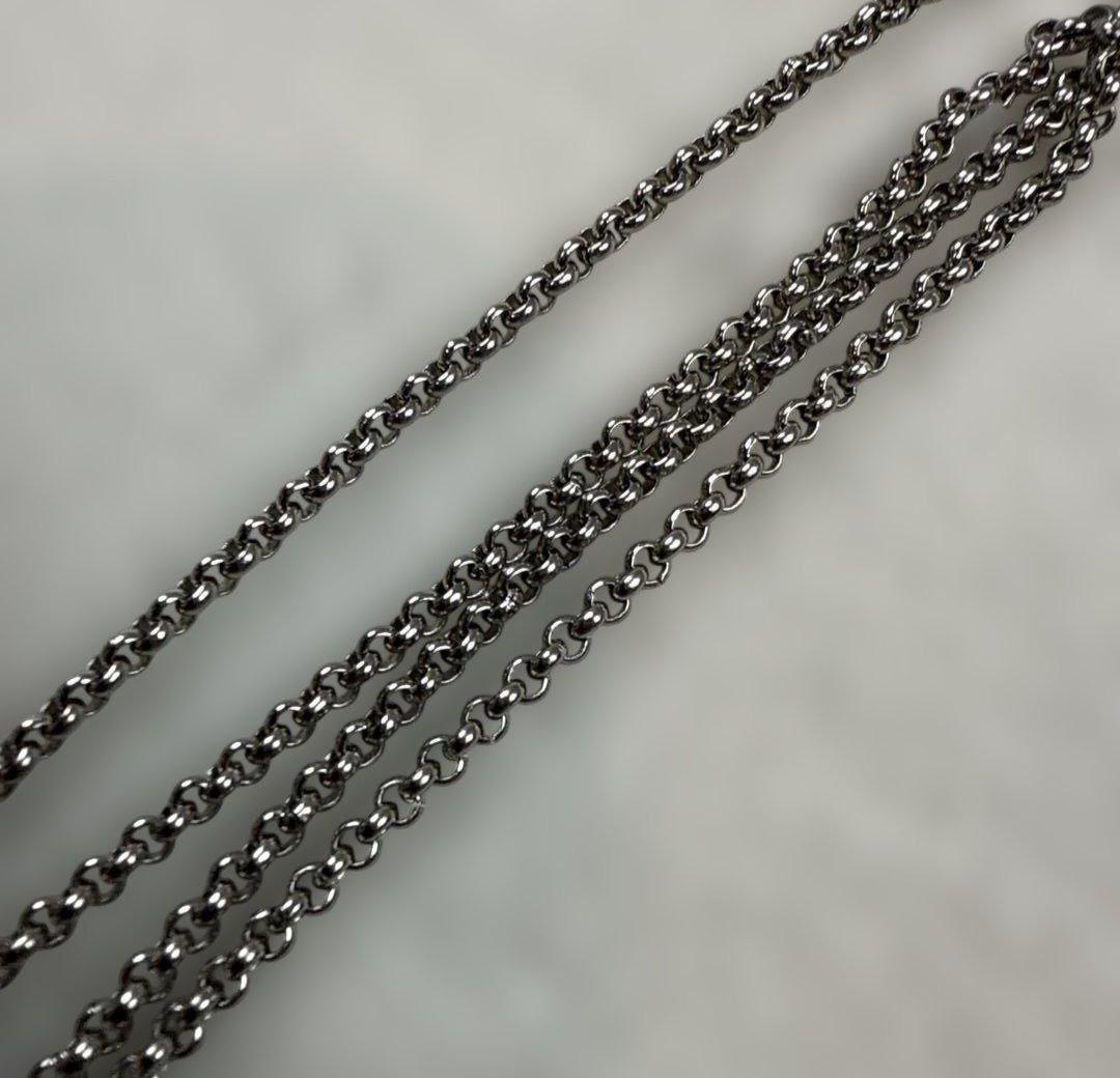 グッチ/GUCCIネックレス /GインターロッキングアラベスクGG燻/Ag925