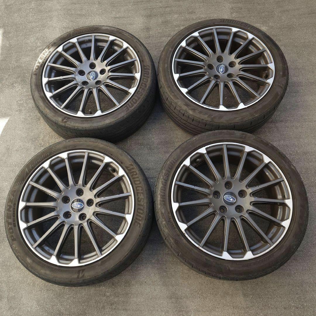 橋本一春2/4 エンケイ スバル純正sti 18インチ