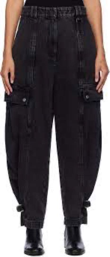 2024 新品 3.1 フィリップリム デニム カーゴ パンツ 8 黒