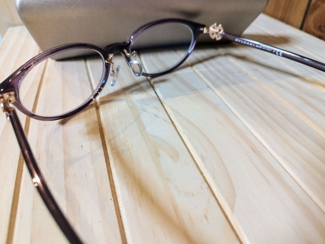 いちごっち　ＢVLGARI 眼鏡　度入り