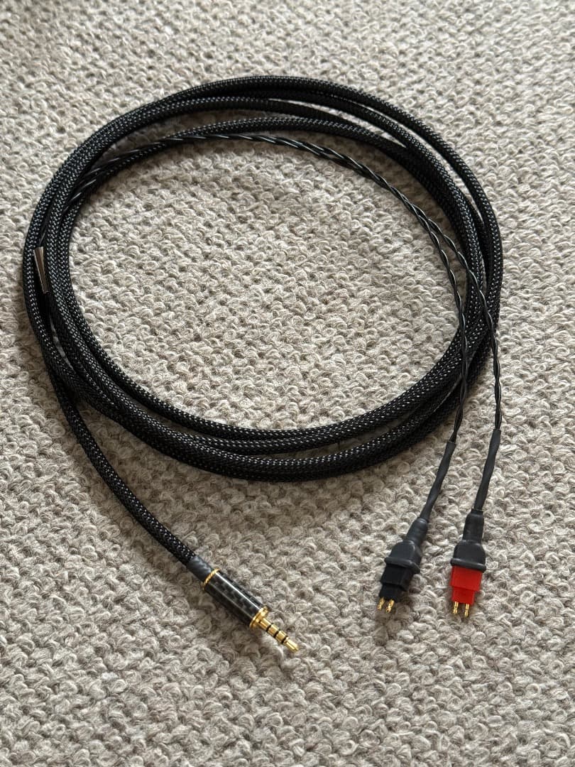 ヘッドホンケーブル ORB Clear force HD650 3.5mm4極