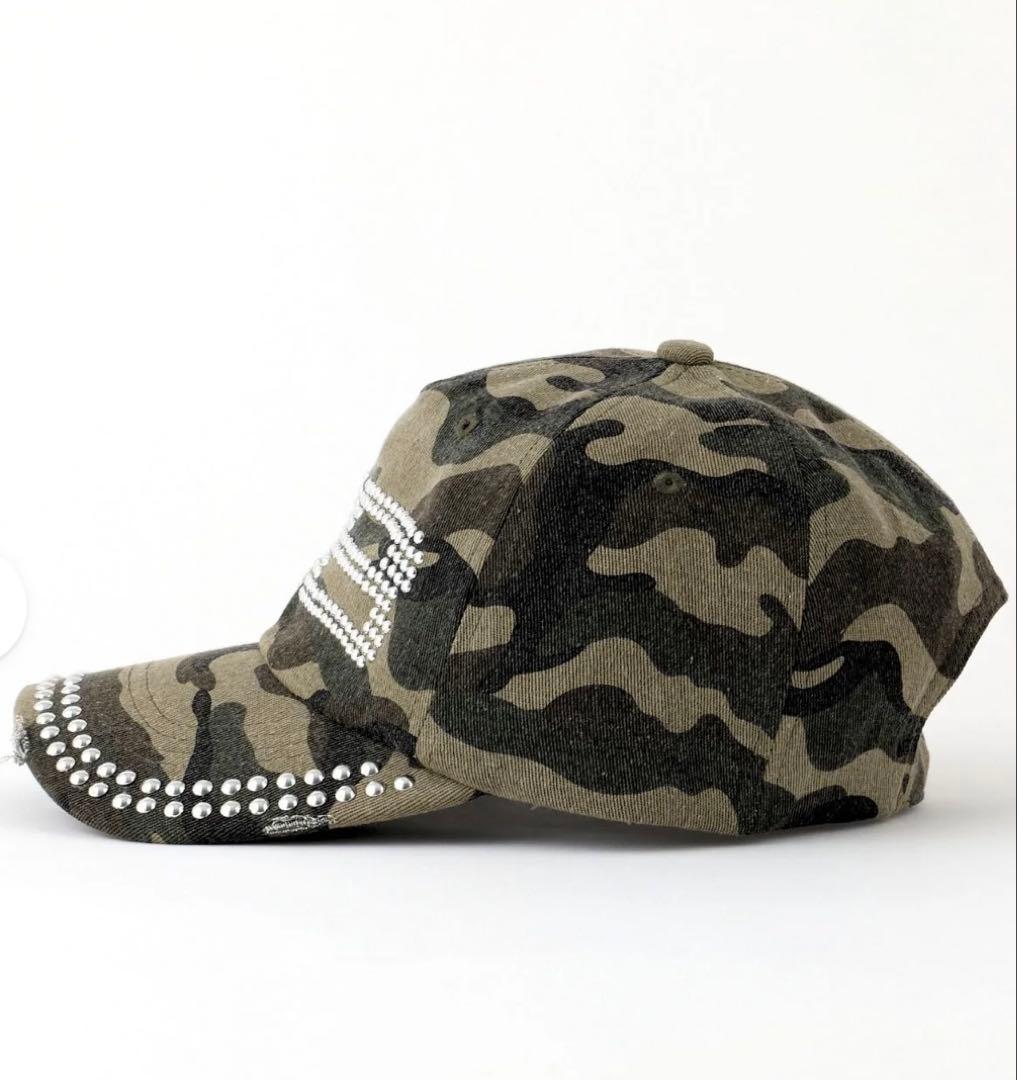 【新品未使用品】BEEDEN STUDS DAMAGE CAP CAMO