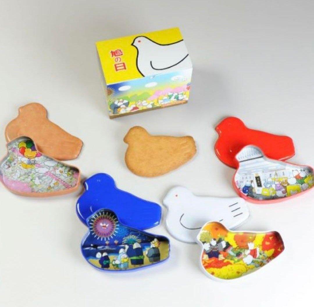 鳩サブレー缶 4色/箱×4箱(計16缶) 鳩の日 ハトの日限定 豊島屋 店舗完売