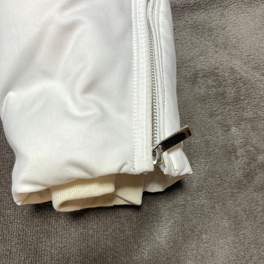 COACH ダウンジャケット ファー付　アイボリー S　（日本サイズМ相当）