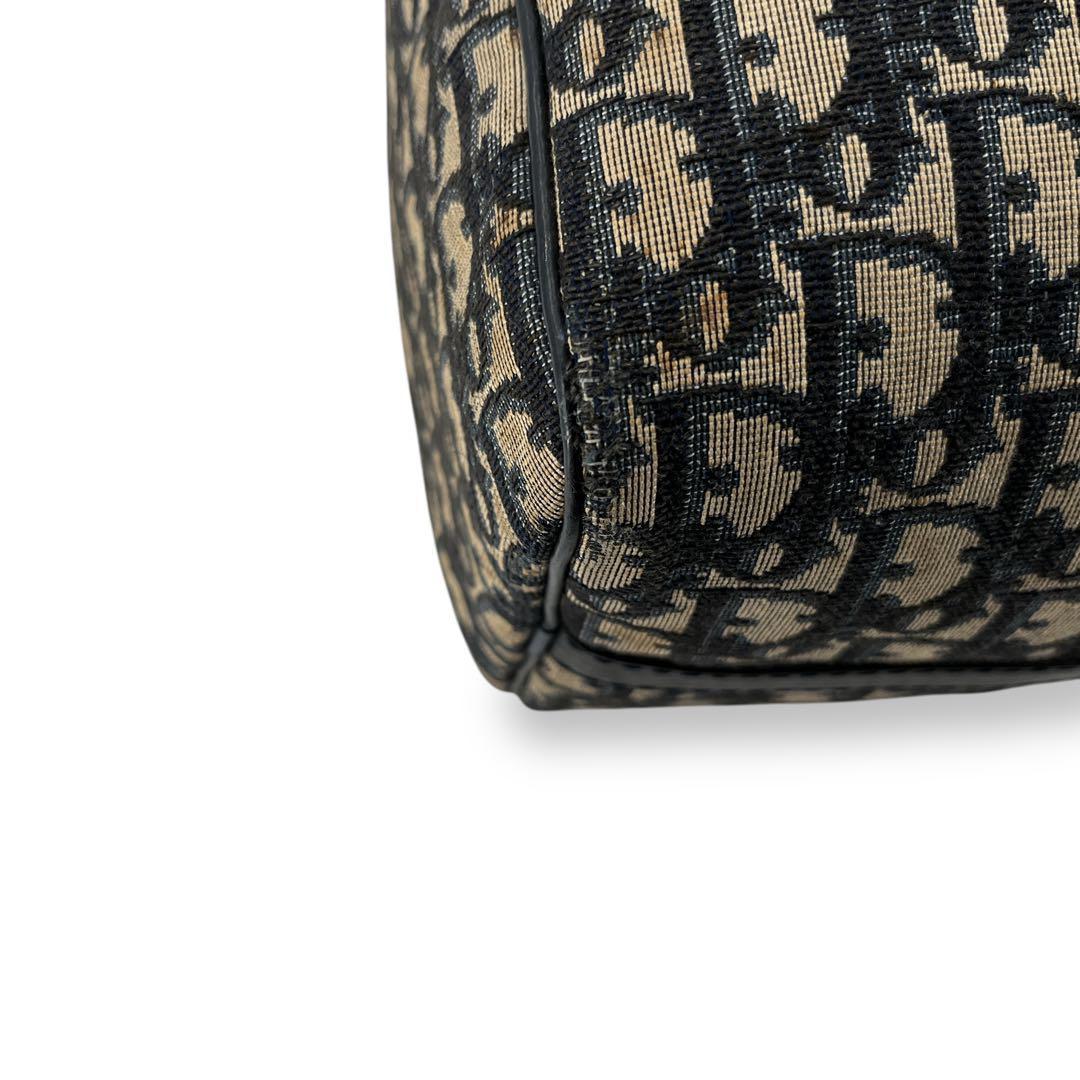 オールド　ディオール　ミニボストン　トロッター　ハンドバッグ　y2k ネイビー