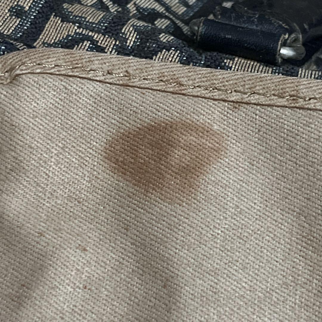 オールド　ディオール　ミニボストン　トロッター　ハンドバッグ　y2k ネイビー