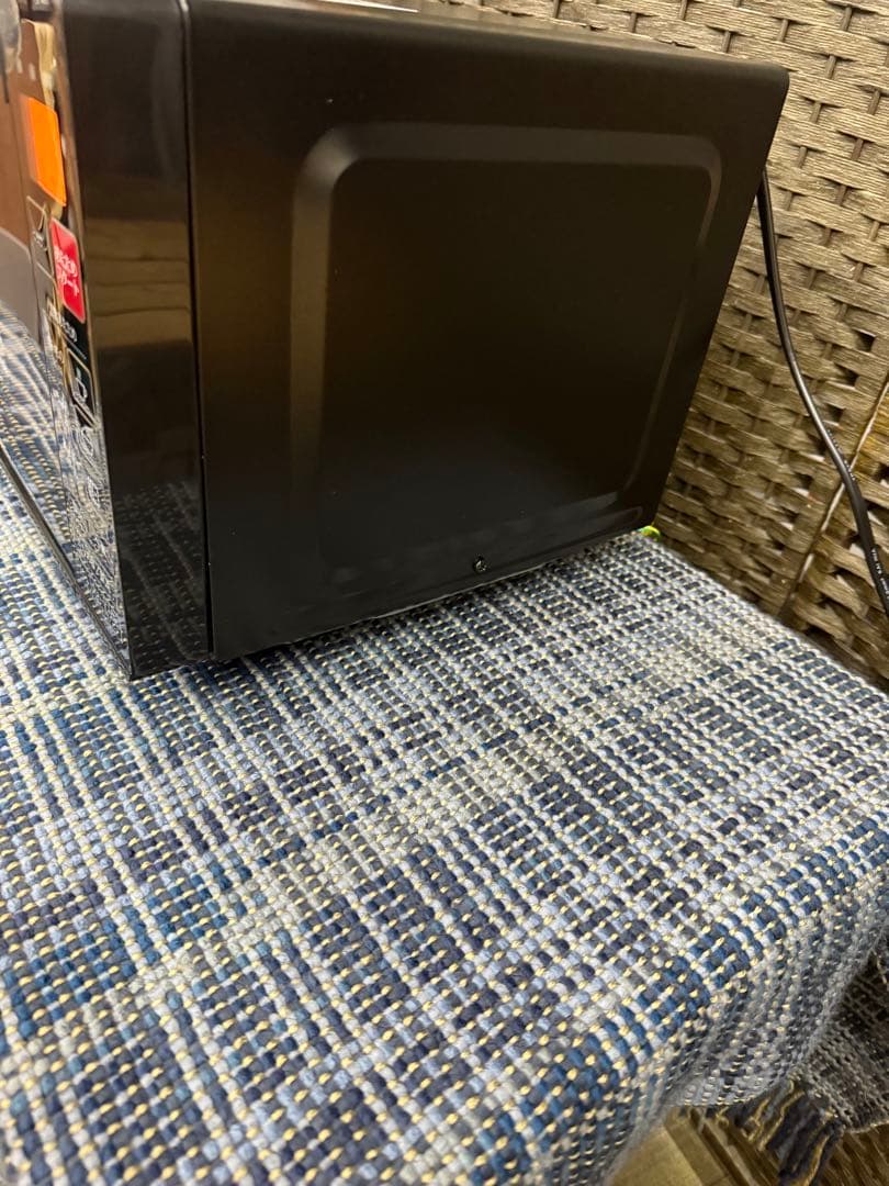 【洗浄消毒作業済】ニトリ　フラットテーブル　電子レンジ　EM-520X _BK