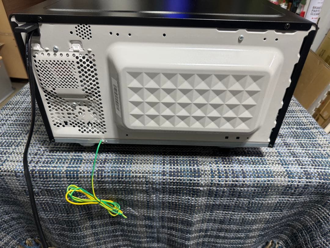 【洗浄消毒作業済】ニトリ　フラットテーブル　電子レンジ　EM-520X _BK