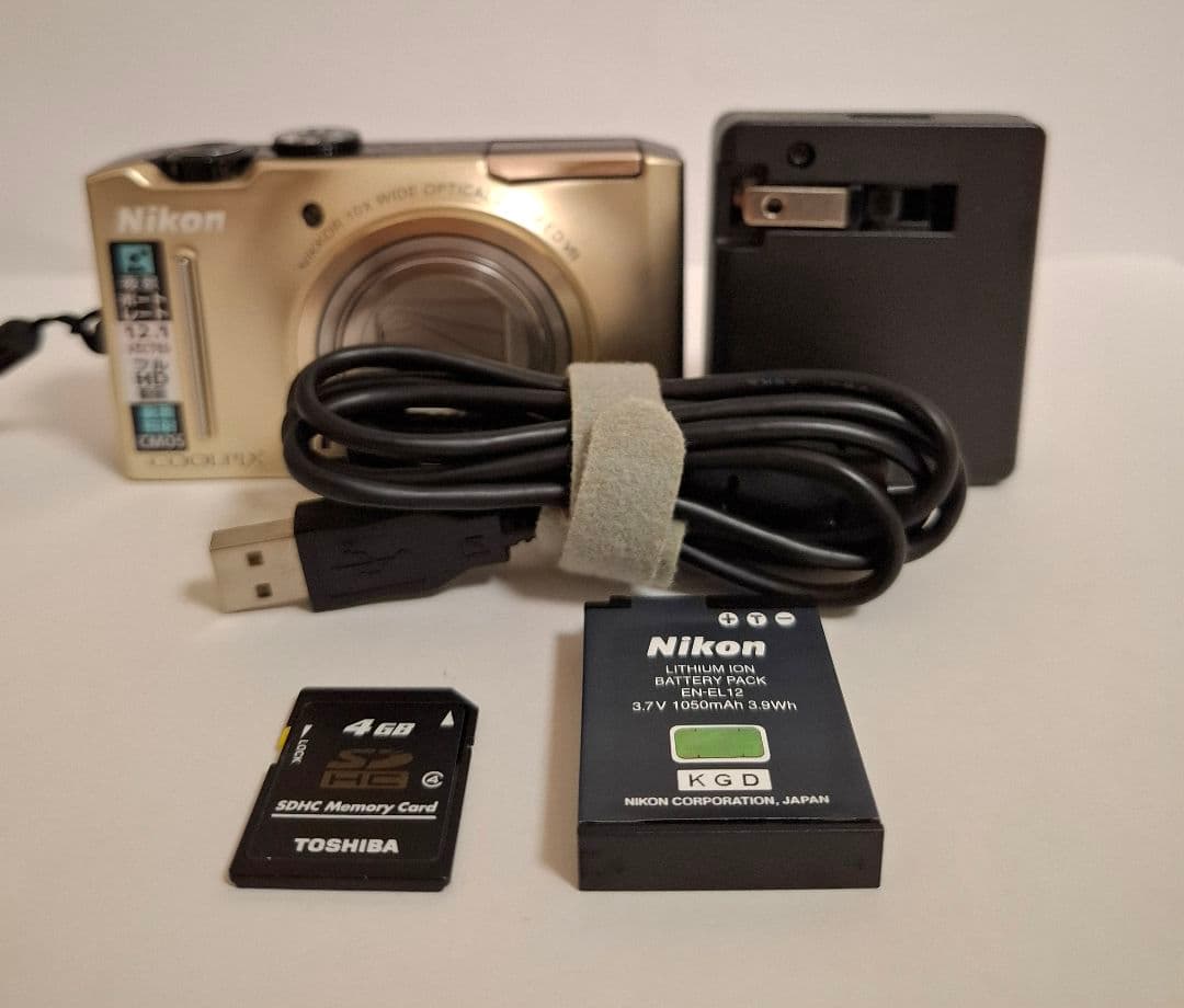 [美品]NIKON クールピックス COOLPIX S8100 デジタルカメラ