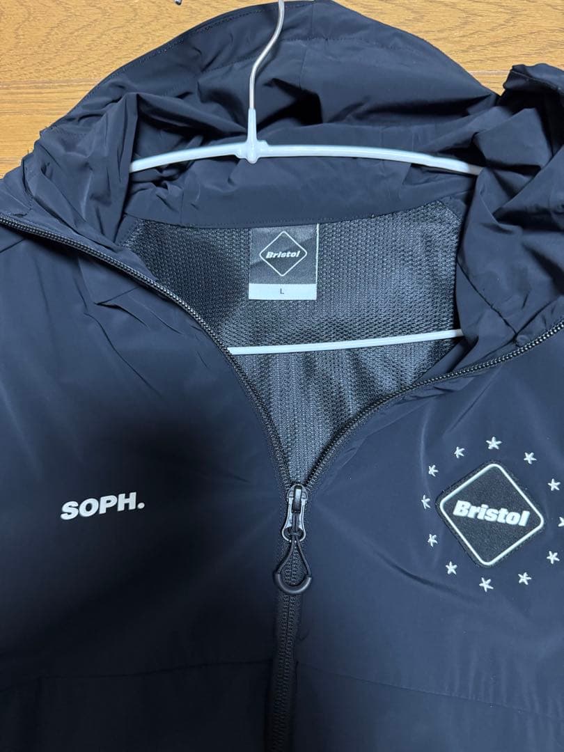 Bristol フード付きジャージ上下セット ブラック