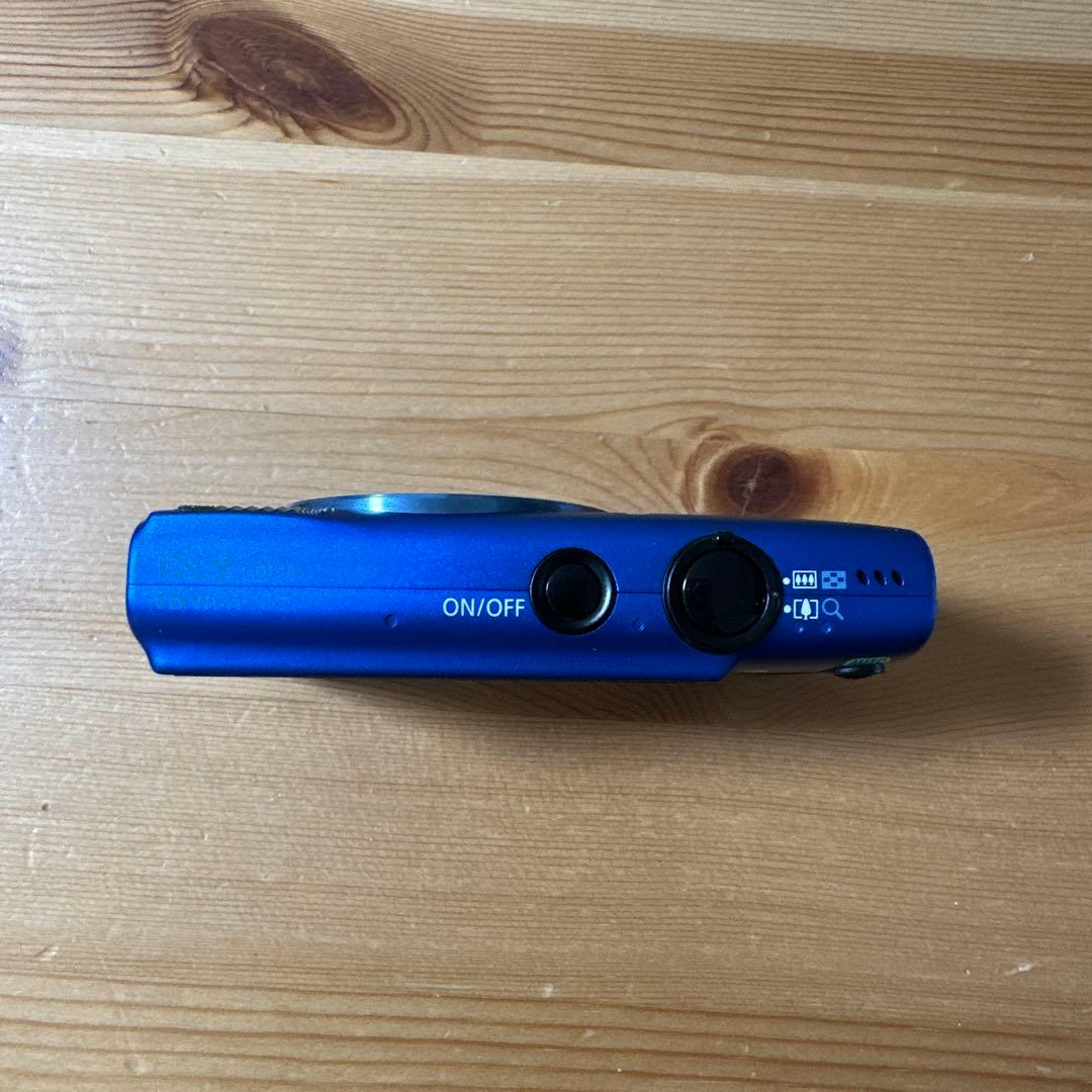 Canon IXY 100F 青 コンパクトデジタルカメラ 本体と充電器付き