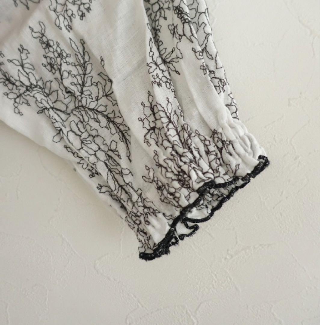 nest Robe エンブロイダリーリネン ワンピース