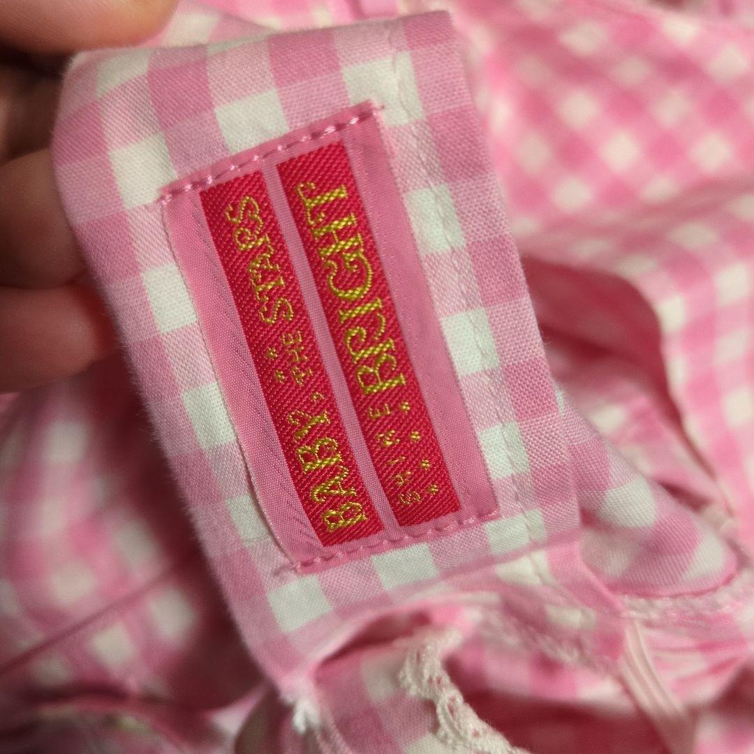 ギンガムチェックベイビーザスターズシャインブライト最終値下げ