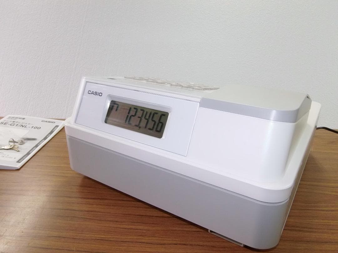 CASIO 簡単レジ　カシオ　SE-G1　　レジスター4部門　25042002