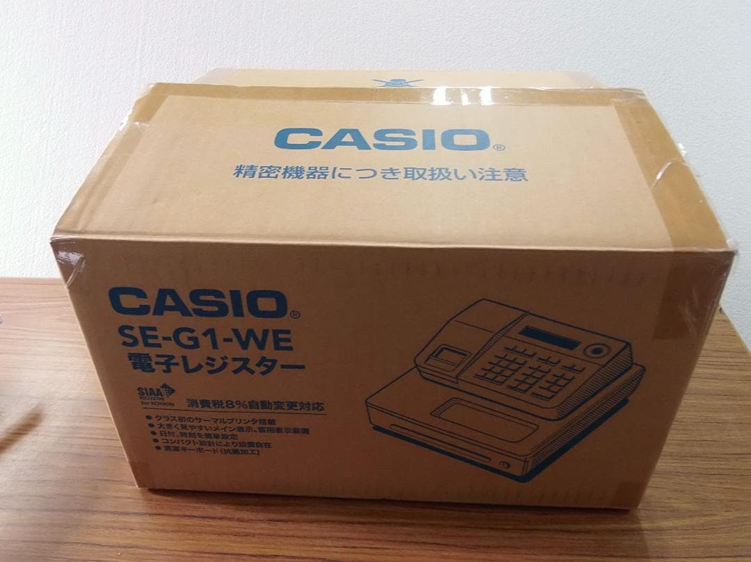 CASIO 簡単レジ　カシオ　SE-G1　　レジスター4部門　25042002